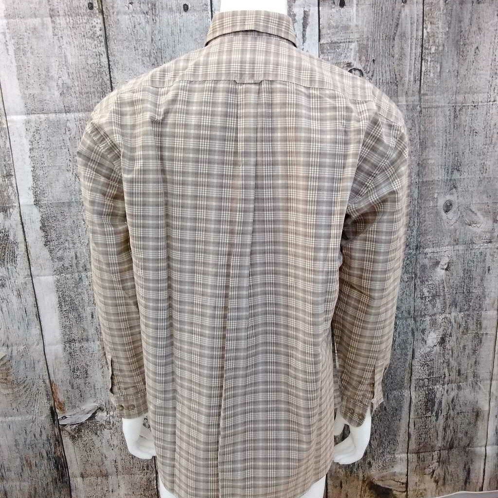 MENS FACONNABLE BROWN SHIRT SIZE LARGE TC3