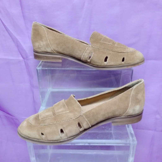 TOPSHOP BROWN SUEDE LEATHER LOAFER NWT SIZE 7.5 TCC