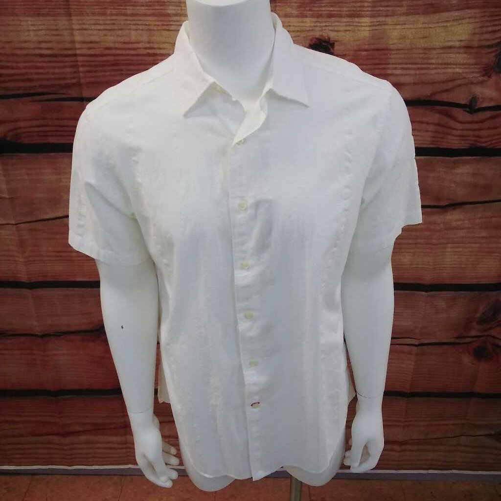 NWT MENS CREMIEUX COLLECTION WHITE SHIRT SIZE MEDIUM