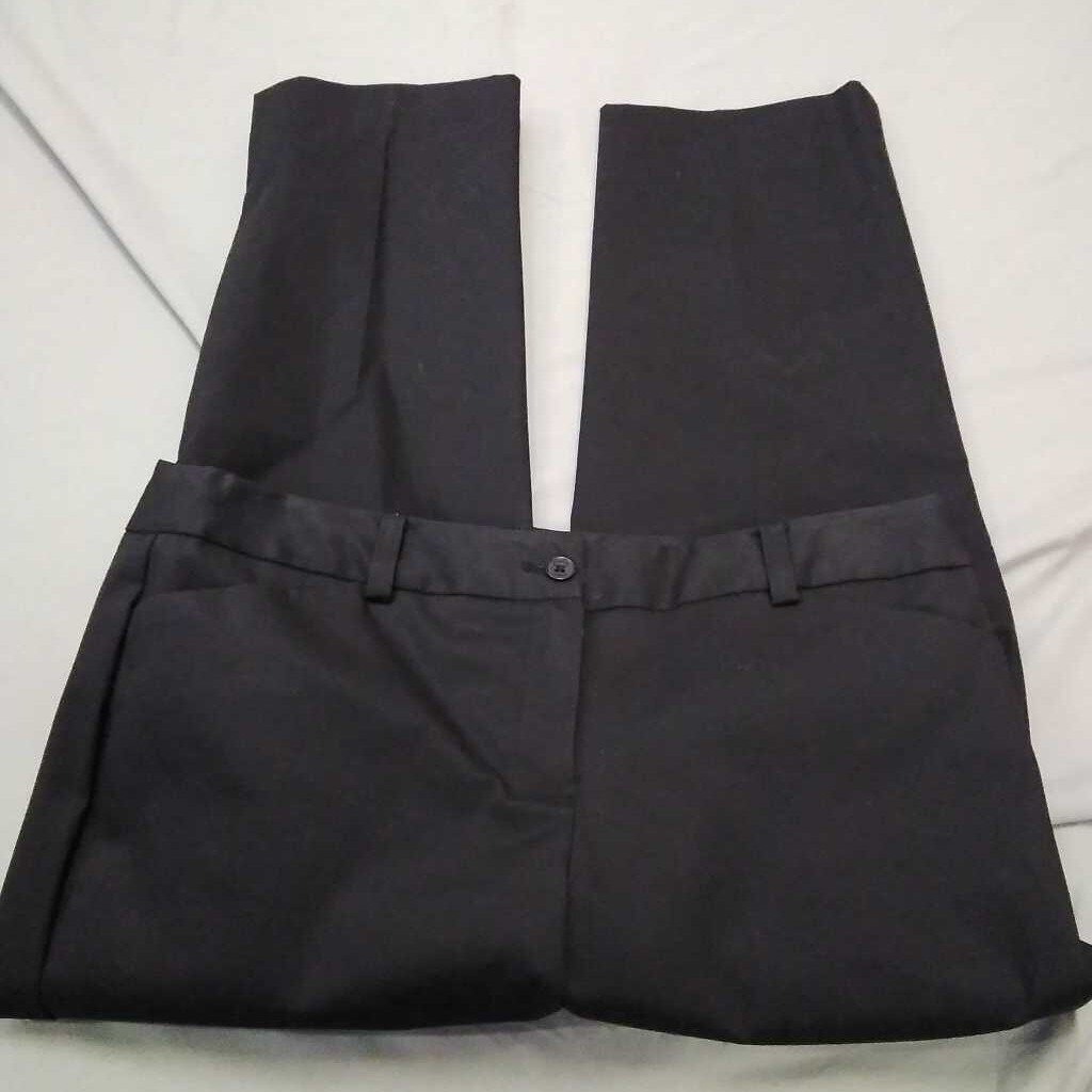 NWT JONES NY BLACK CROP PANTS SIZE 6 PETITE TCC