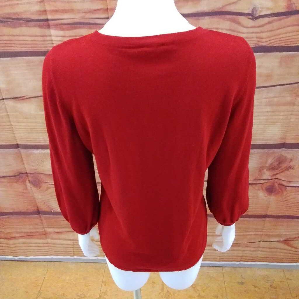 TALBOTS RED SWEATER SIZE SMALL