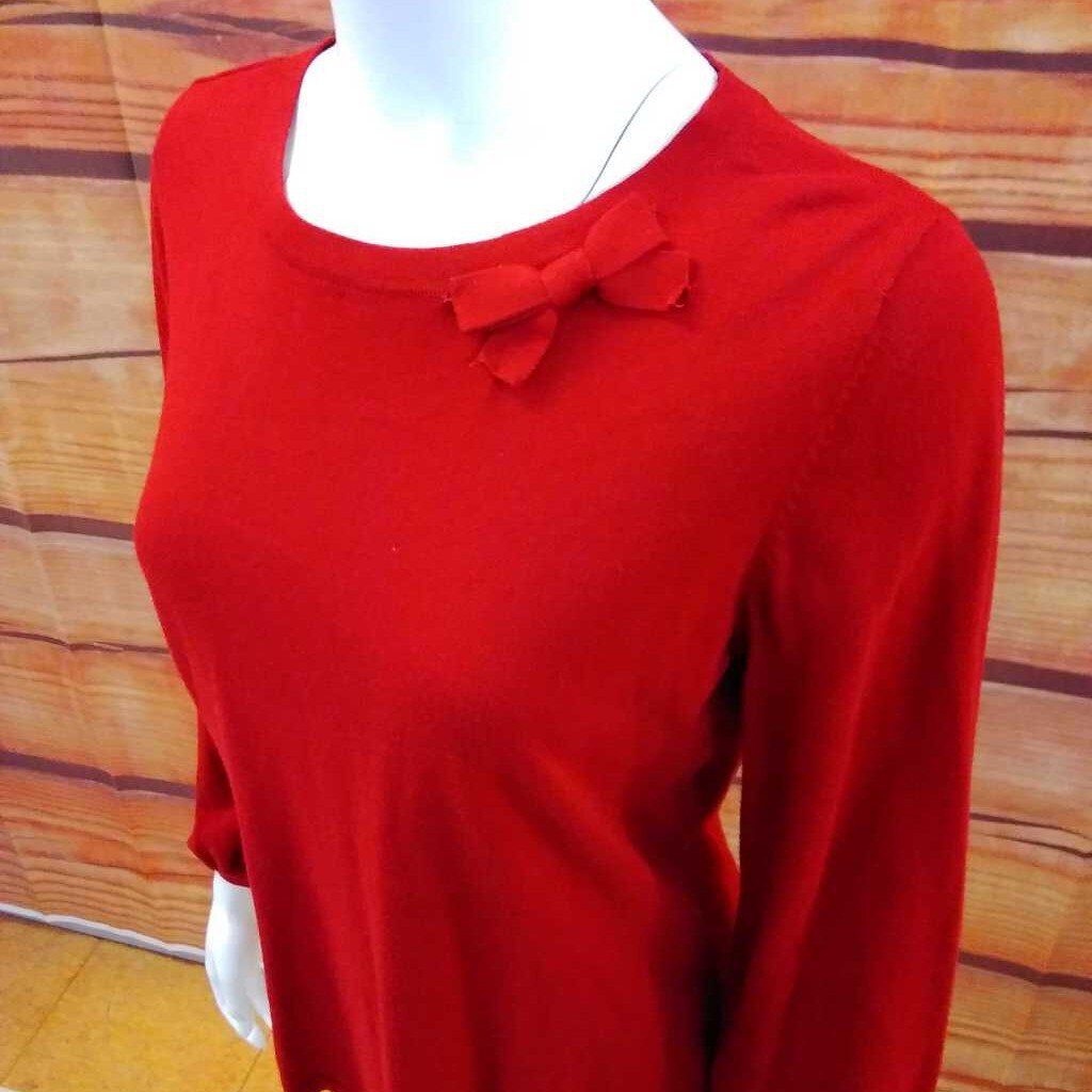 TALBOTS RED SWEATER SIZE SMALL