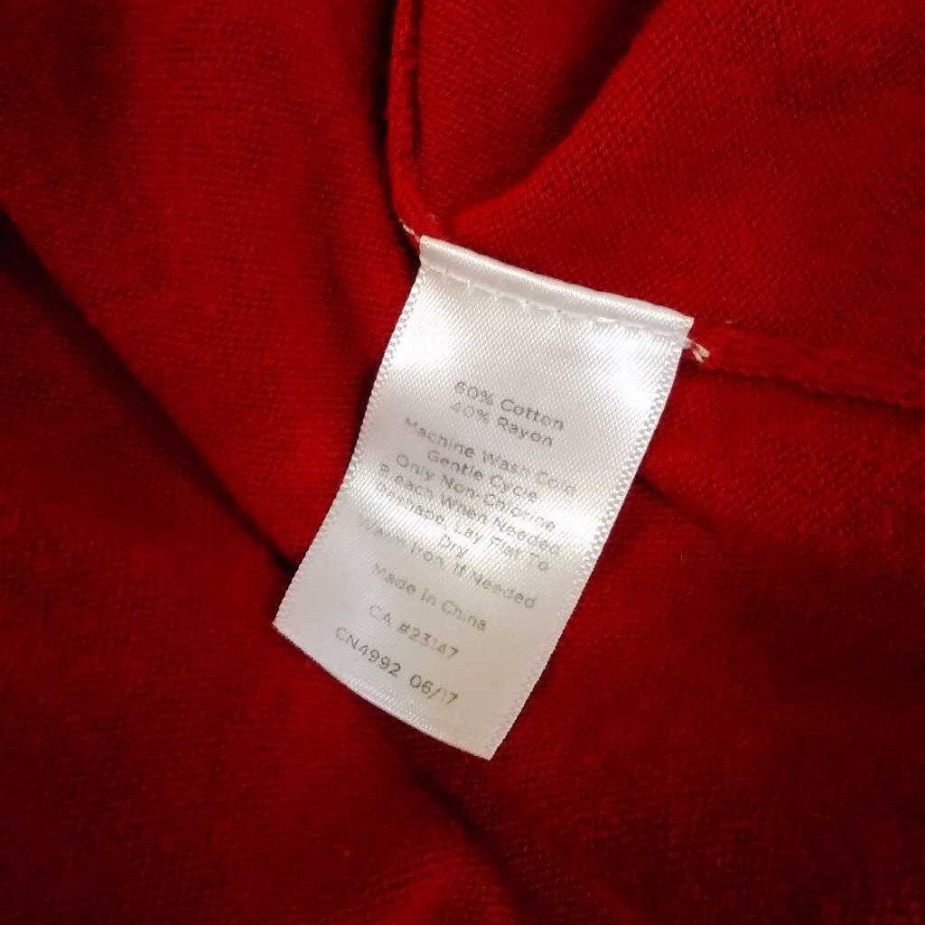 TALBOTS RED SWEATER SIZE SMALL