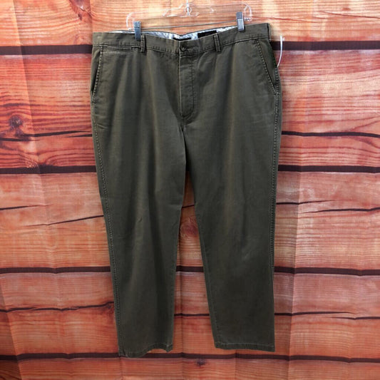 MENS BLACK BROWN BROWN CHINO PANTS SIZE 40/32 TC3