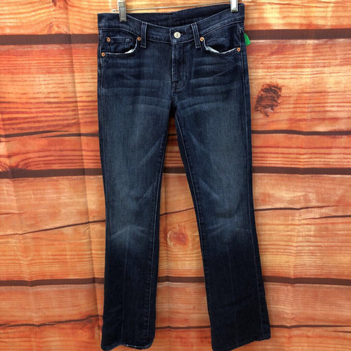 7 FOR ALL MANKIND BOOTCUT BLUE JEANS SIZE 27/4 TC3