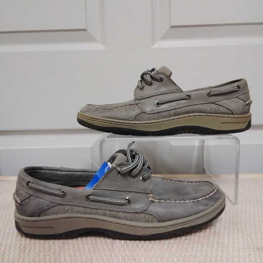 MENS SPERRY GREY TOPSIDERS SIZE 8.5