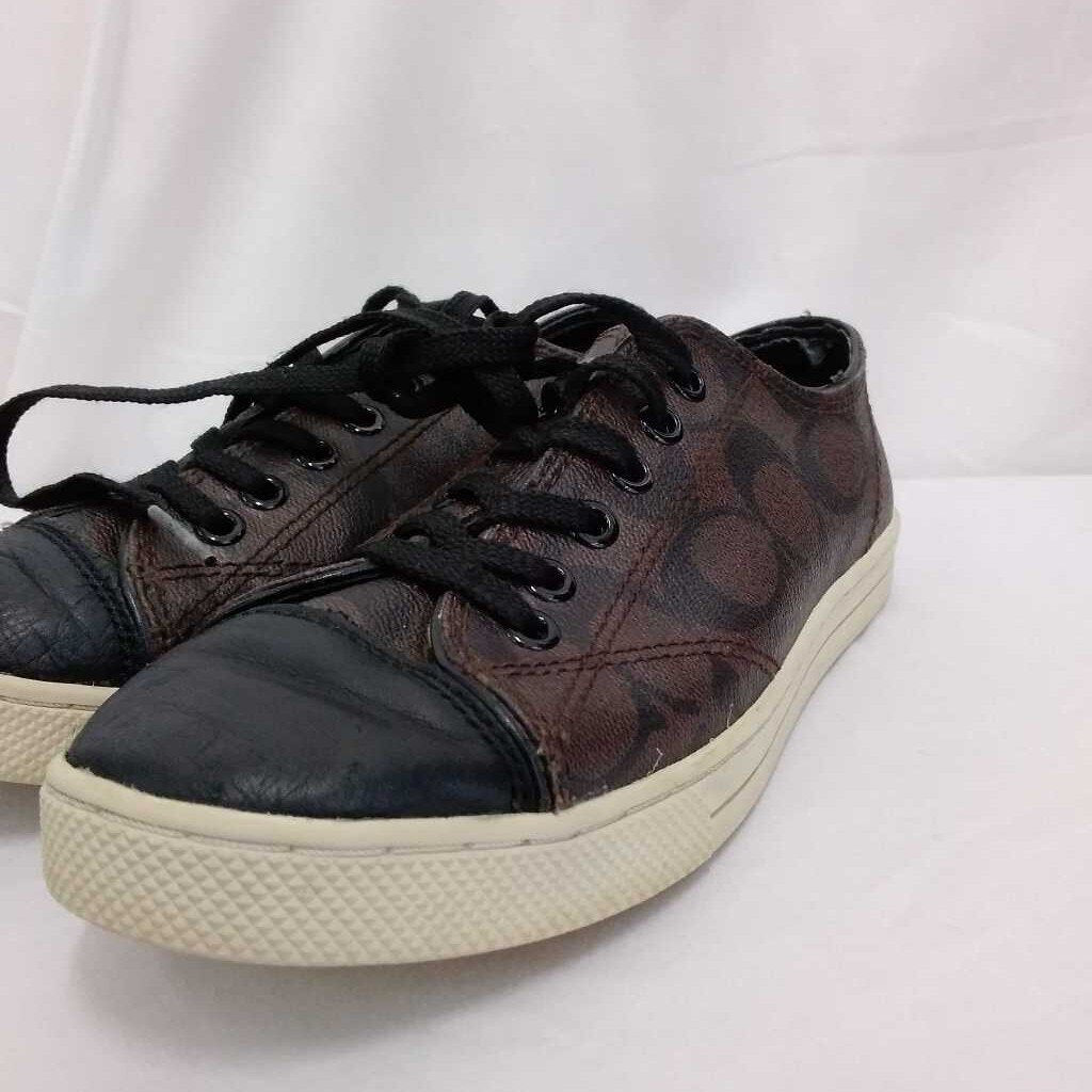 COACH BROWN MAHOGONY SNEAKERS SZ 6M