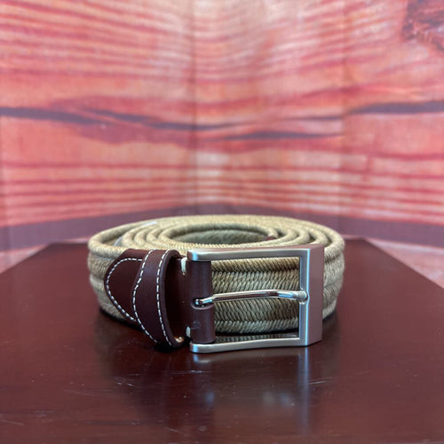 MENS NWT TOMMY BAHAMA BROWN WOVEN BELT TC3 SIZE 3X