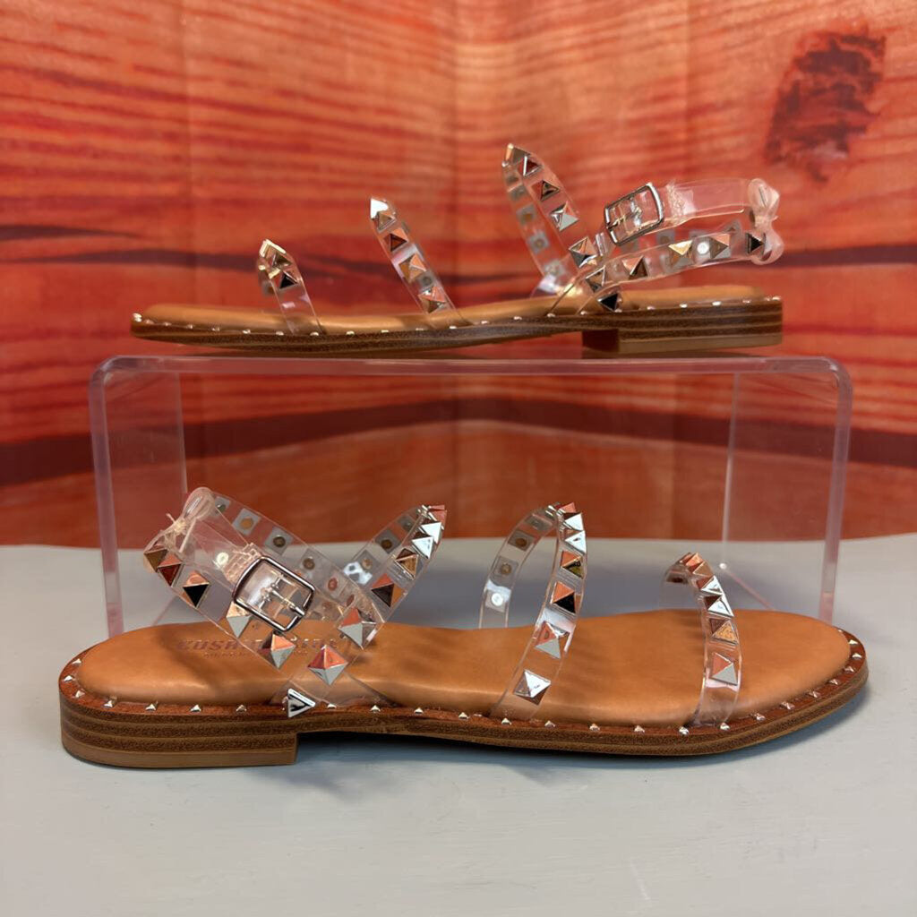 CUSHIONAIRE STUDDED SANDALS SZ 7.5 TCC