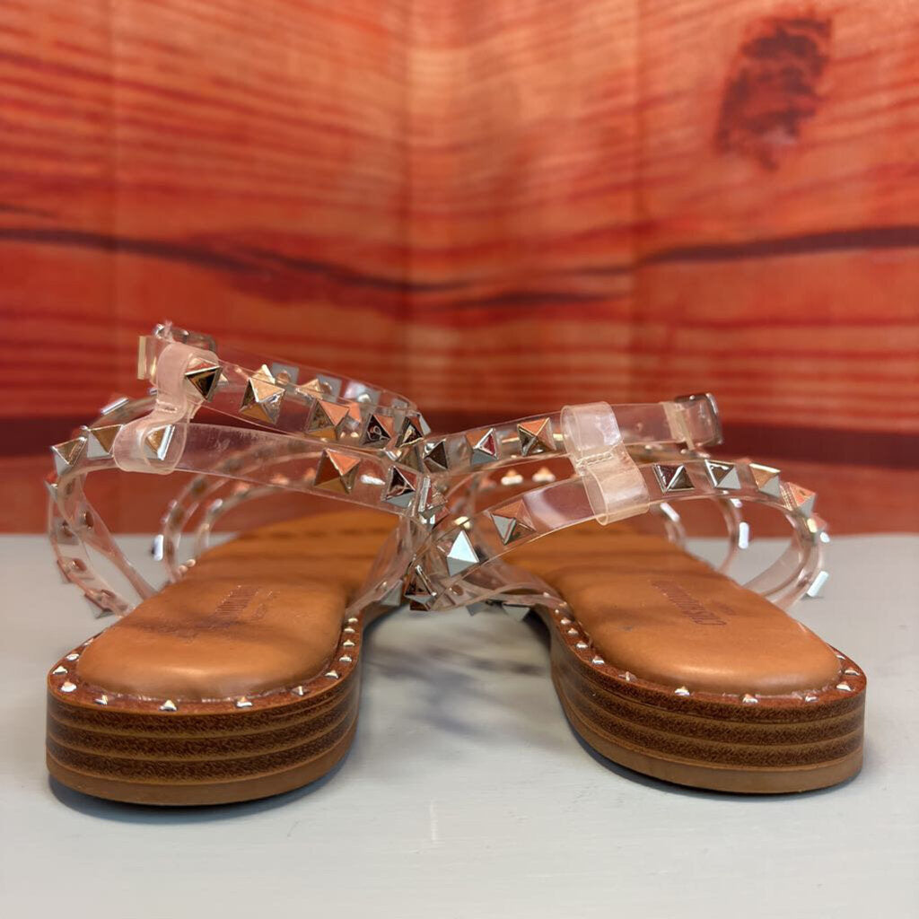 CUSHIONAIRE STUDDED SANDALS SZ 7.5 TCC