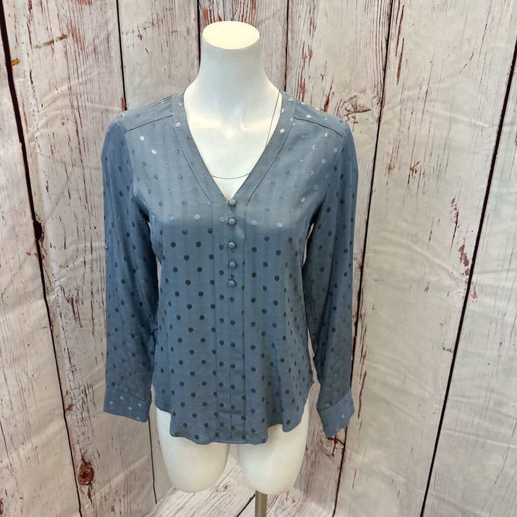 EXPRESS BLUE EMBRDRD TOP SZ XS TCC