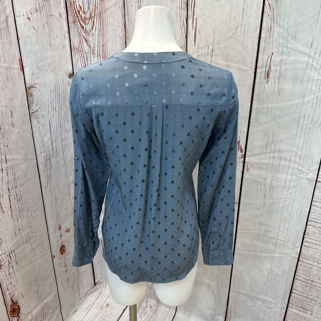 EXPRESS BLUE EMBRDRD TOP SZ XS TCC