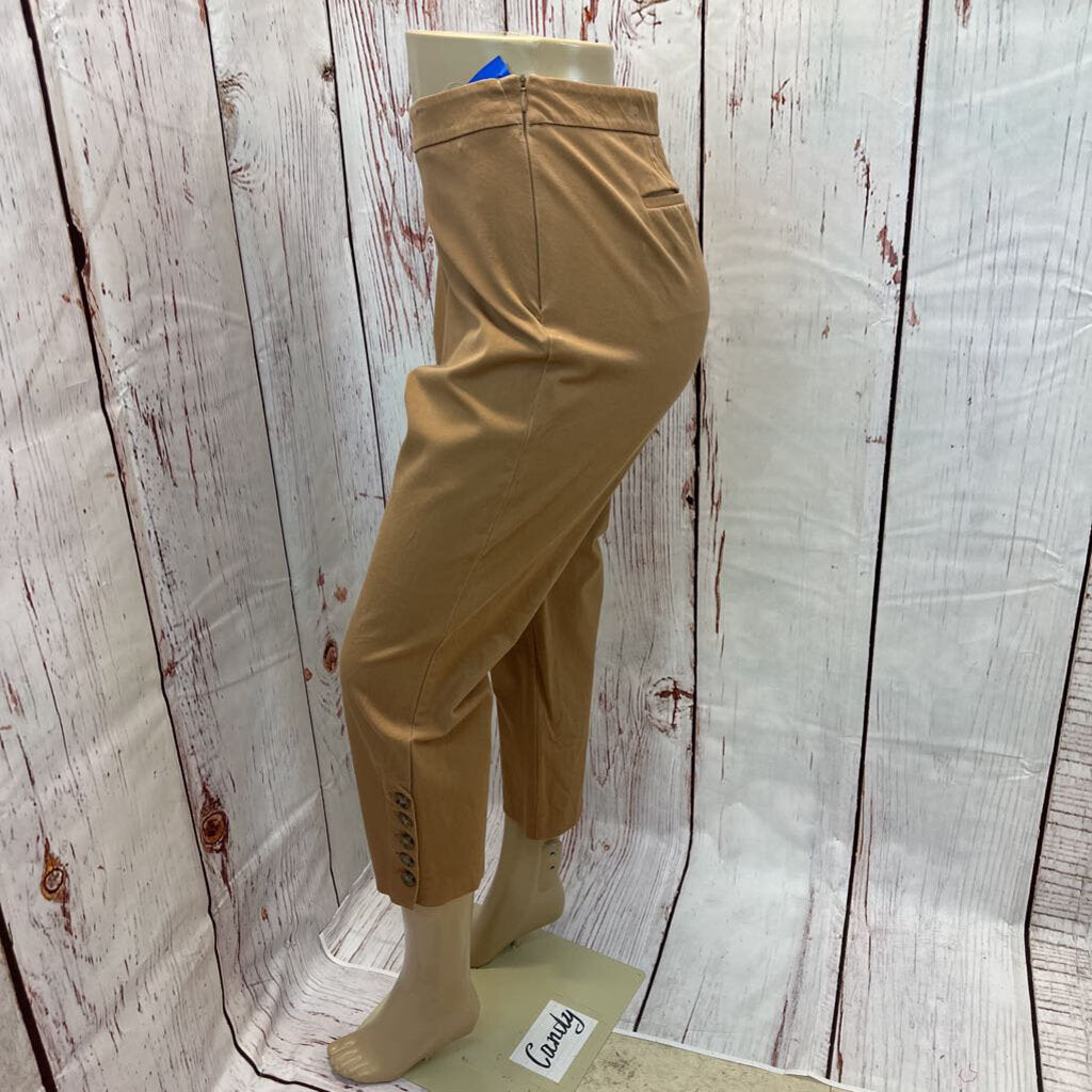 TALBOTS BROWN CHATHAM ANKLE PANT SZ 16P TCC