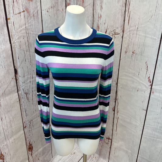 HALOGEN MULTI STRIPE SWEATER SZ XS TCC