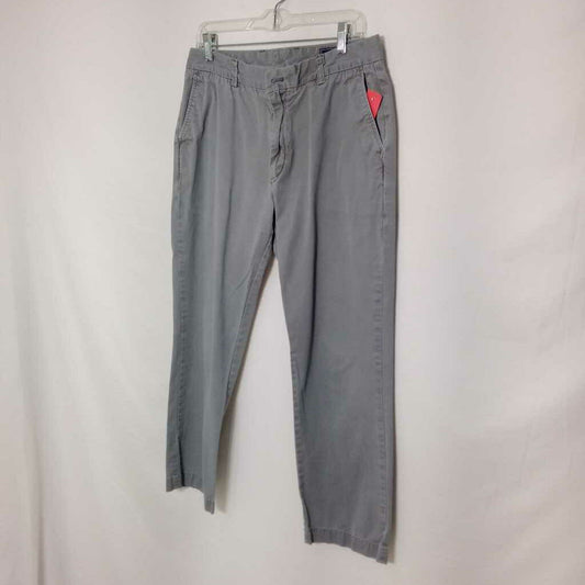 MENS VINEYARD VINES GRAY SLIM FIT BREAKER PANTS SIZE 34/30 TCC